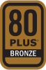 80 PLUS Bronze Certification Badge