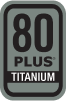 80 PLUS Titanium Certification Badge