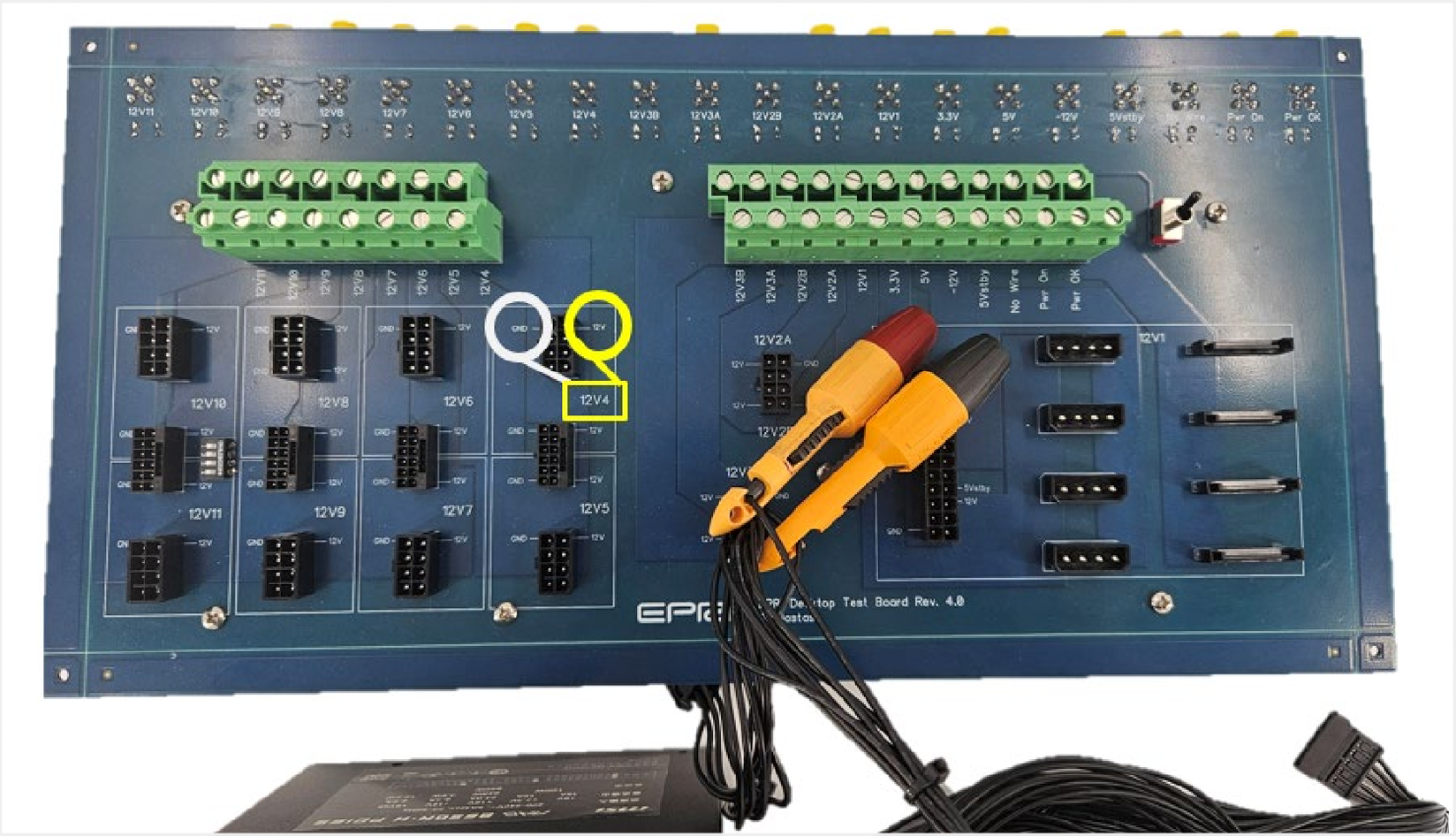 Insulated Piercing Probe to Measure the Multi-Output Voltages of Desktop Power Supply