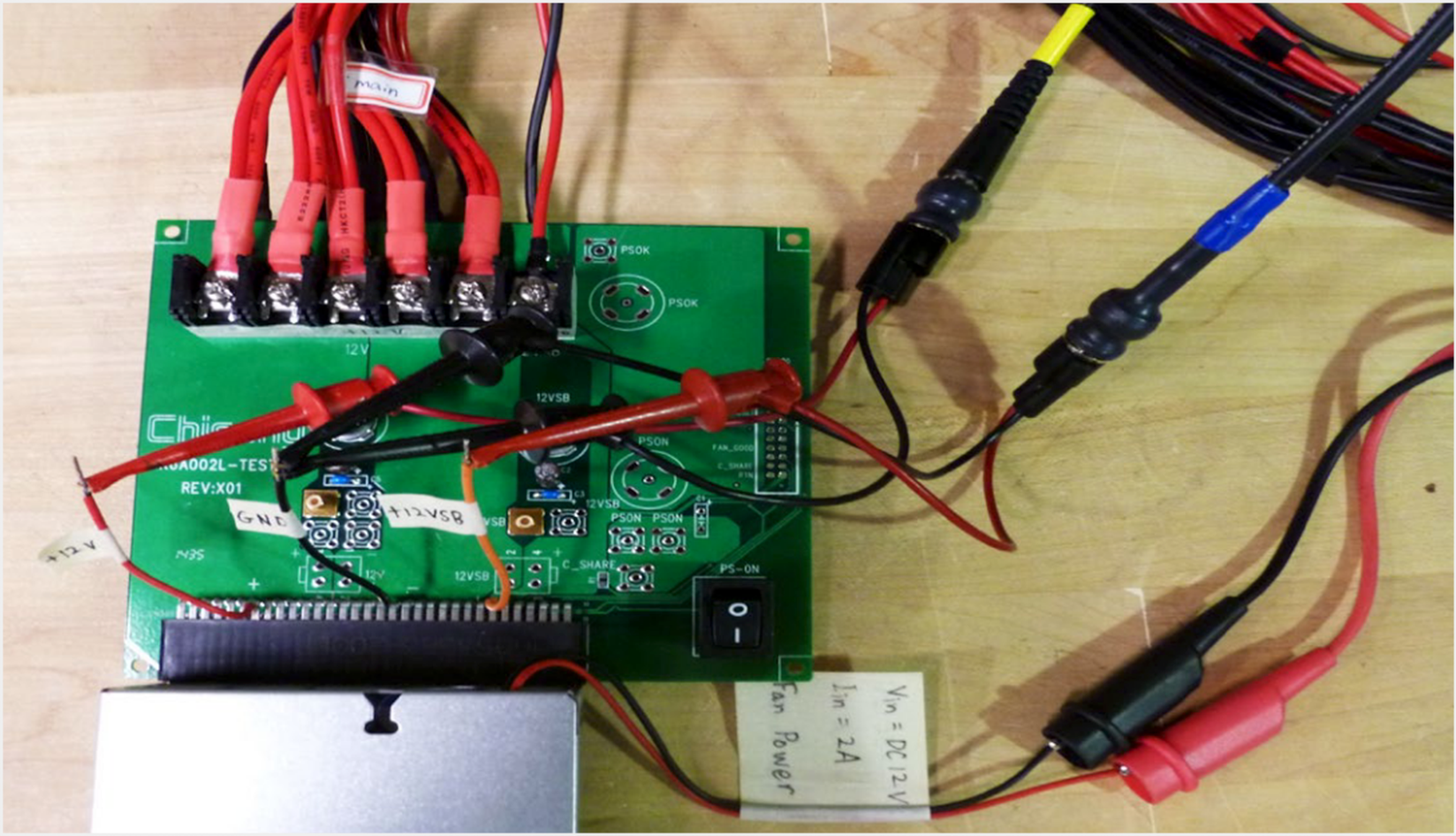 Sense Line, when provided, is used to measure the output voltages