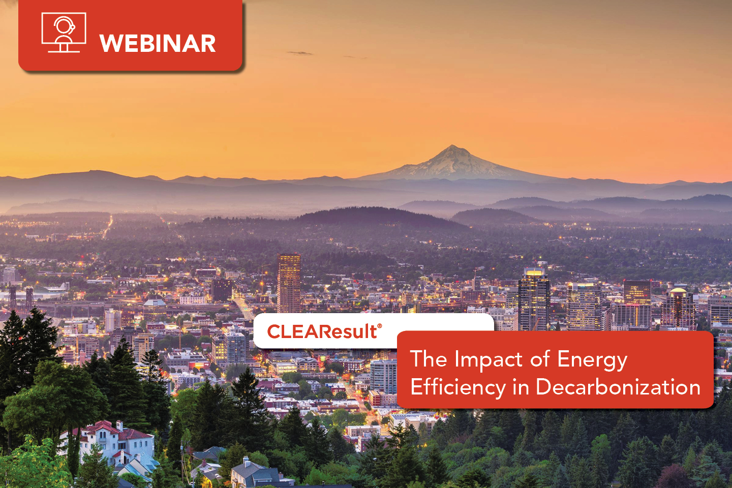 Our webinar on decarbonization through energy efficiency is now available for playback