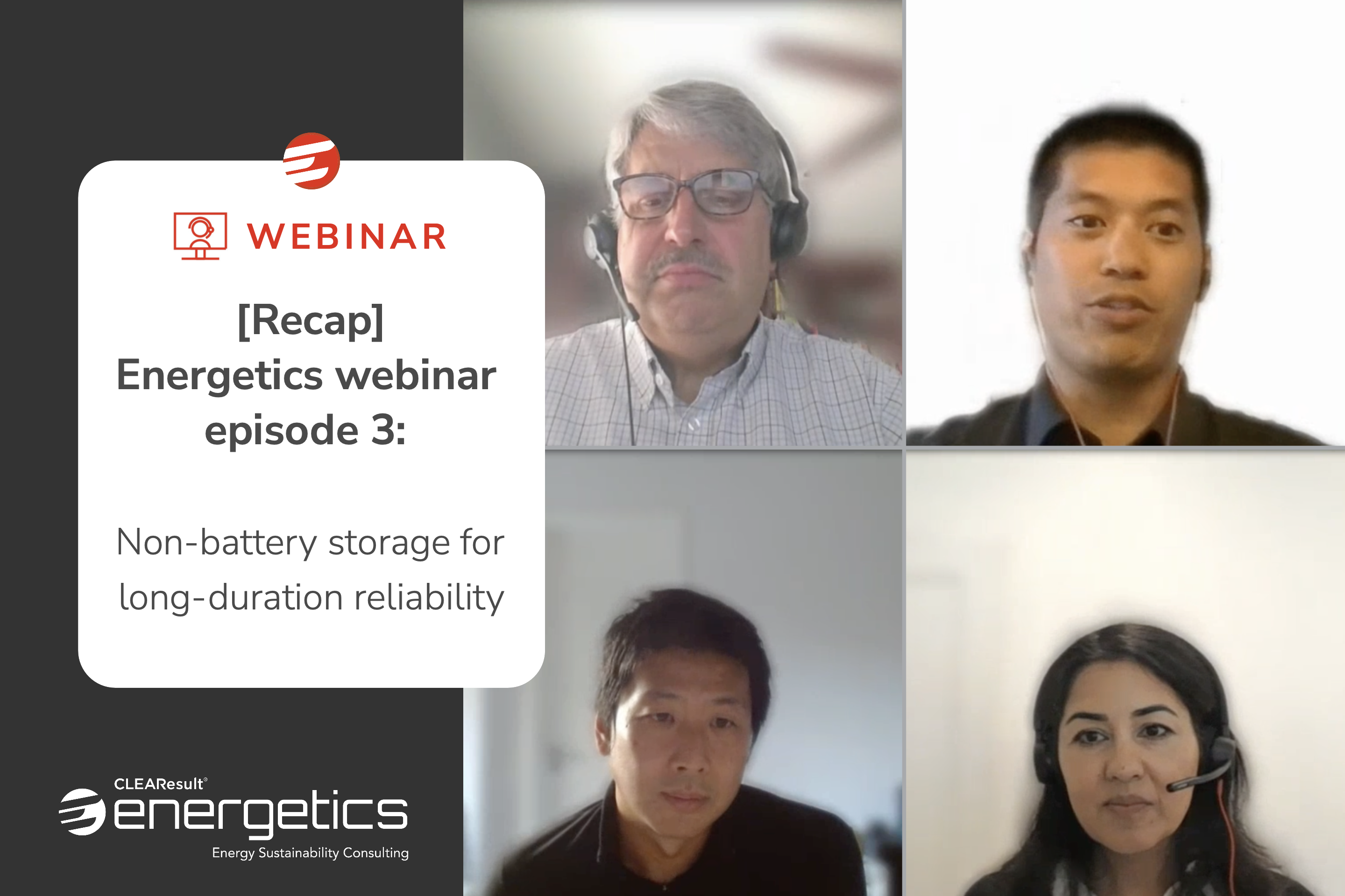 Reliability and long-duration capacity with non-battery energy storage