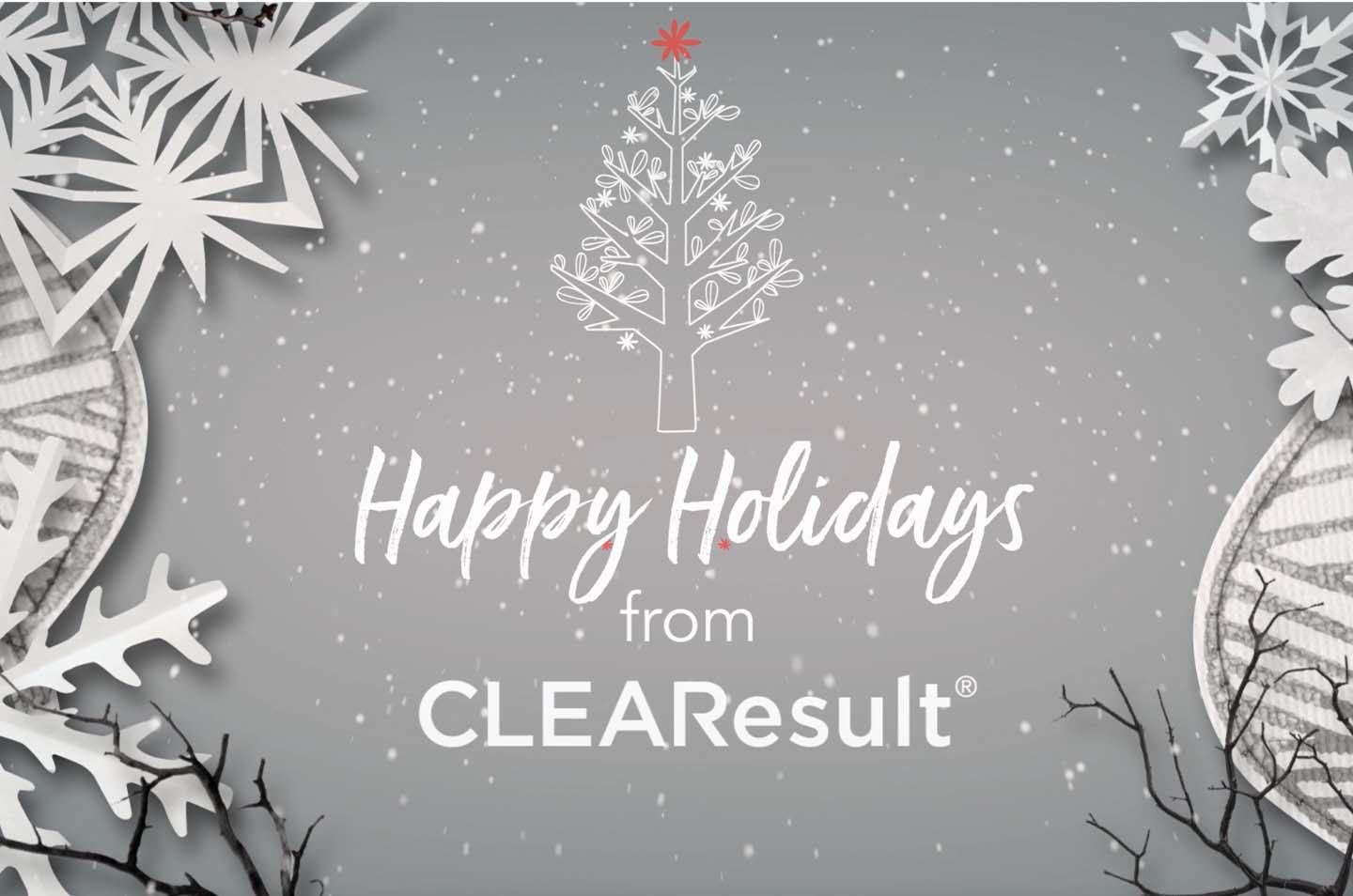 Happy Holidays from CLEAResult!