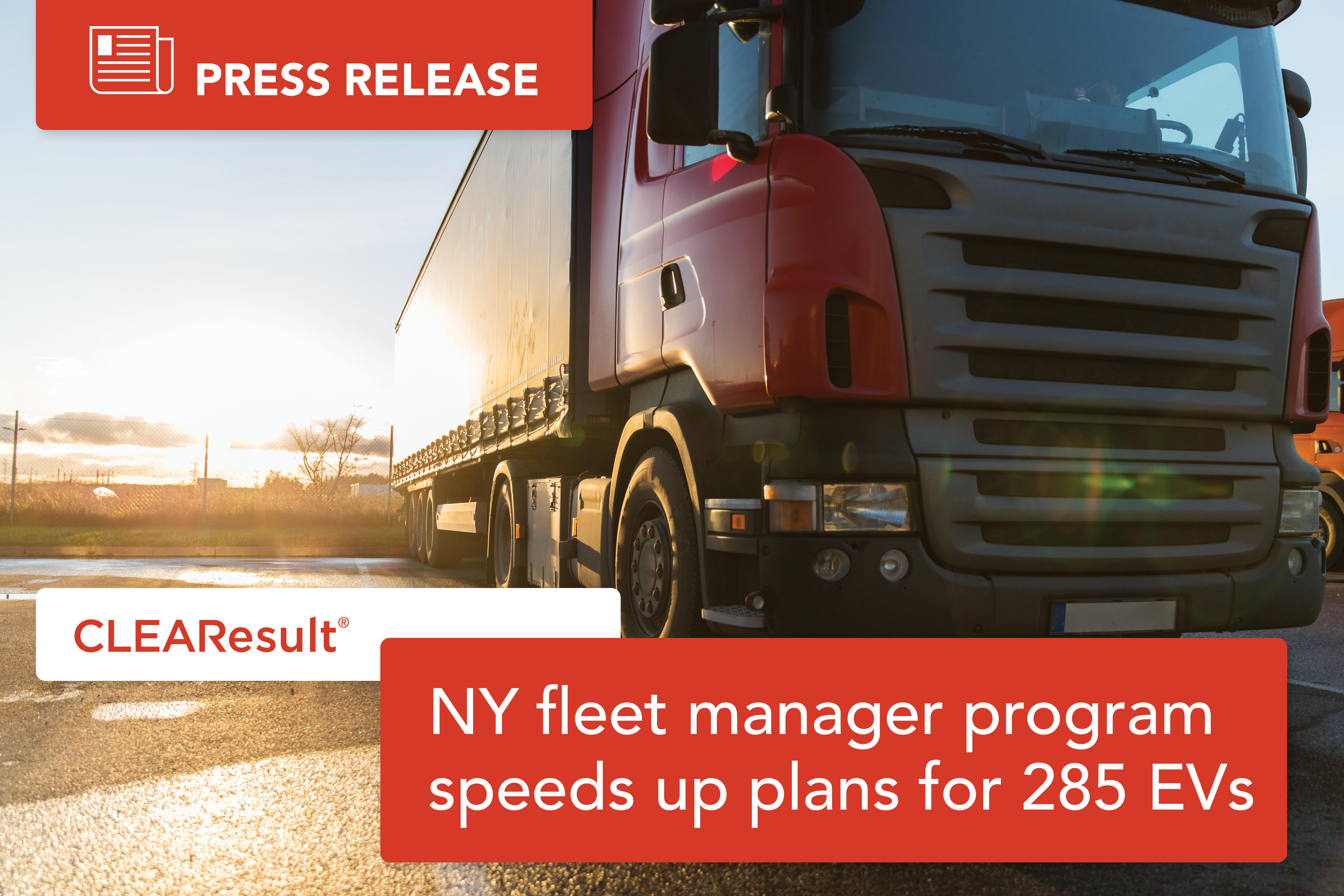 New York fleet manager electrification program results in plans for 285 electric vehicles