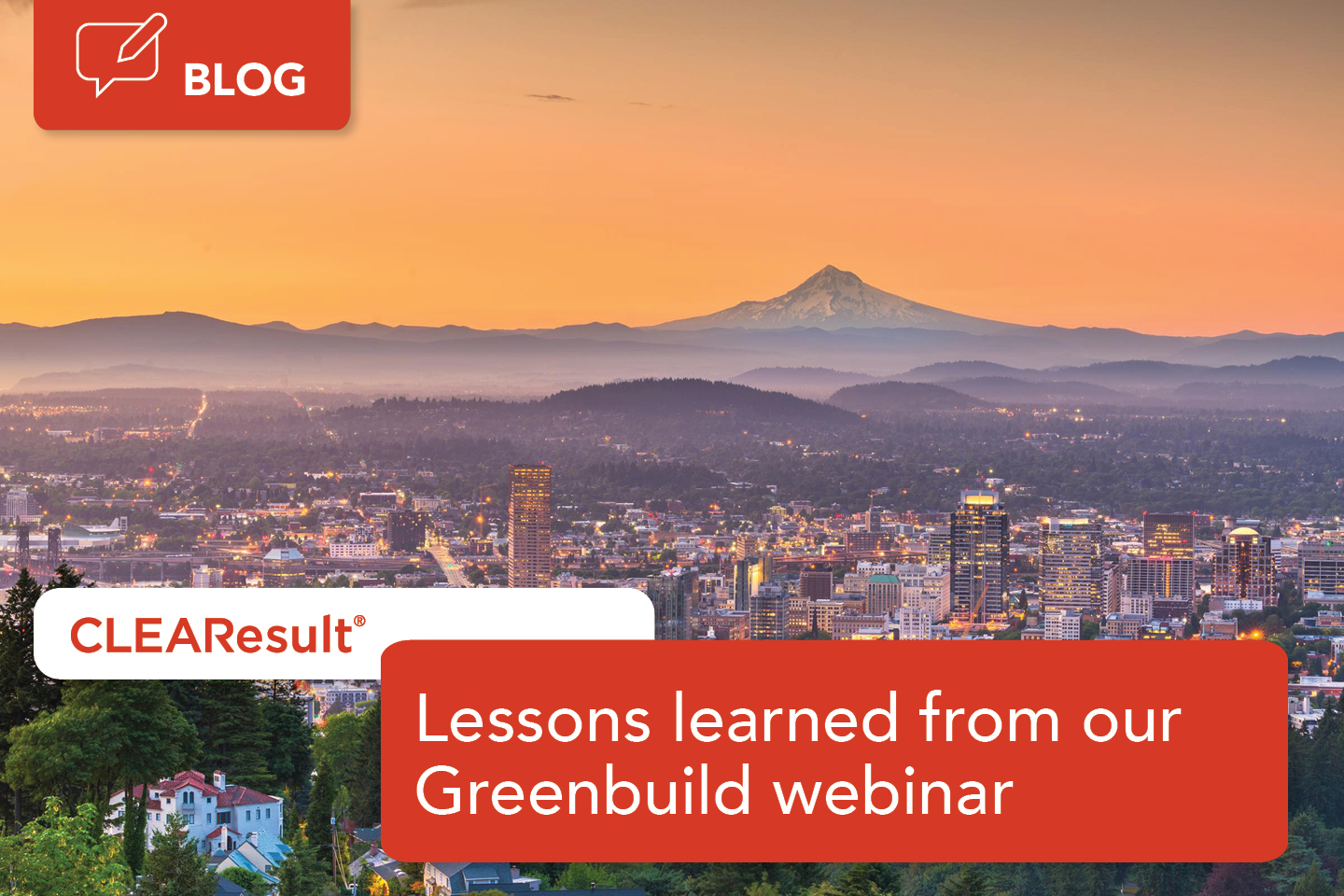 Lessons learned from our energy efficiency in decarbonization Greenbuild webinar